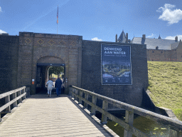 Entrance bridge at the north side of Loevestein Castle