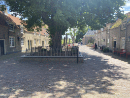 The main street at Loevestein Castle