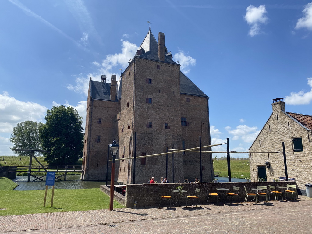 Northeast side of Loevestein Castle