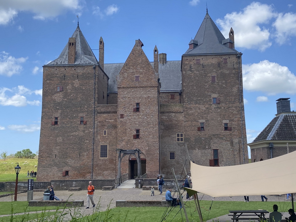 Southeast side of Loevestein Castle, viewed from the main square