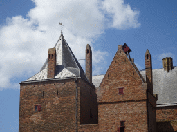 South towers of Loevestein Castle, viewed from the main square