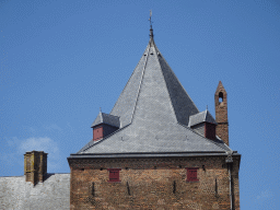 East tower of Loevestein Castle, viewed from the main square