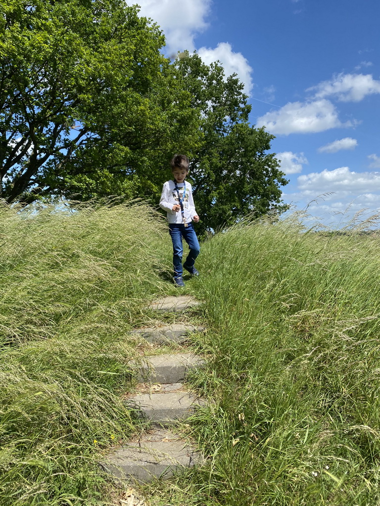 Max at the southeast rampart of Loevestein Castle