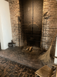 Fireplace at the Kitchen at the Ground Floor of Loevestein Castle