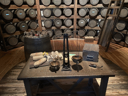 The gunpowder game at the middle floor of the Powder Tower at Loevestein Castle