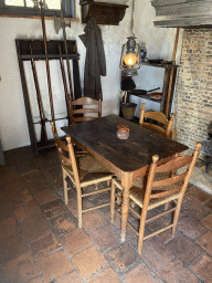 Interior of the Ground Floor of the Soldier`s House at Loevestein Castle