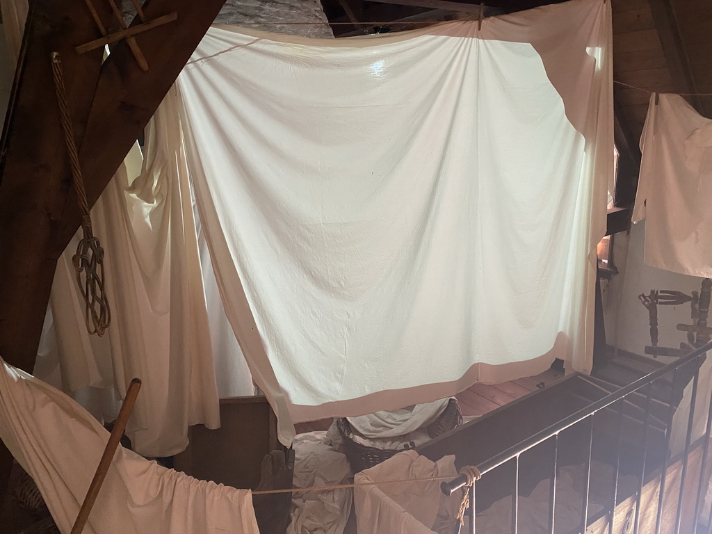 Interior of the Upper Floor of the Soldier`s House at Loevestein Castle