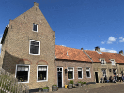 Front of the Soldier`s Houses at Loevestein Castle