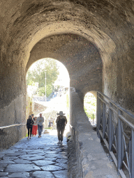 Interior of the Porta Marina gate at the Pompeii Archeological Site