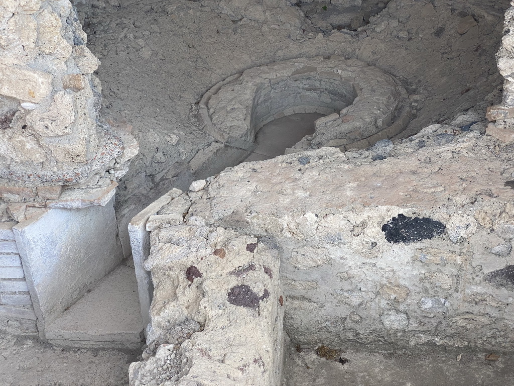 Walls at the House of the Sailor at the Pompeii Archeological Site