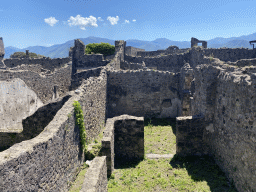 Walls at the House of the Sailor at the Pompeii Archeological Site