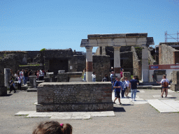 Altar at the Forum, the Temple of Apollo, the Mensa Ponderaria counter and the Forum Granery at the Pompeii Archeological Site