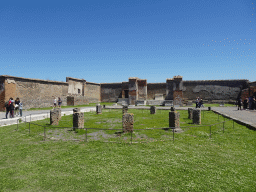The Macellum market at the Pompeii Archeological Site