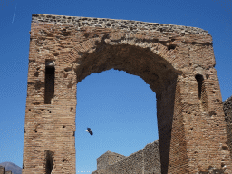 Gate over the Via di Mercurio street at the Pompeii Archeological Site