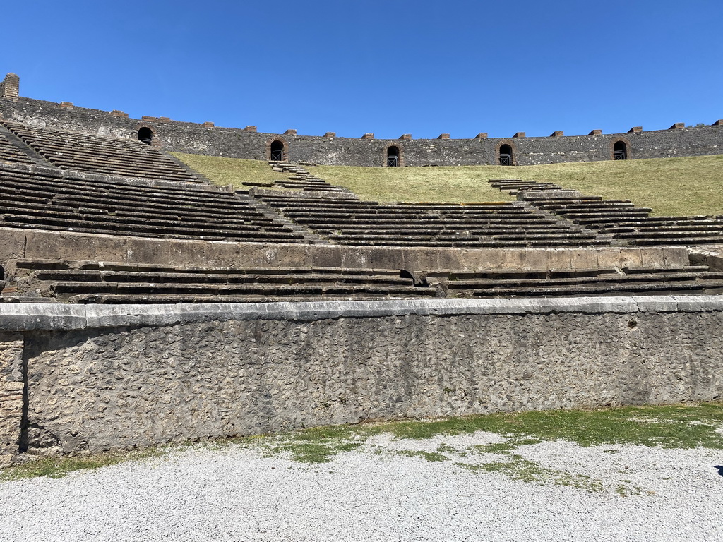 Grandstands at the Amphitheatre at the Pompeii Archeological Site