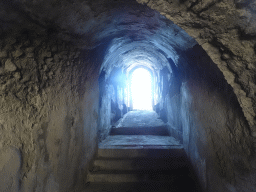 Window at the southwest catacombs of the Amphitheatre at the Pompeii Archeological Site