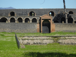 Inner Square of the Palestra Grande building and the west side of the Amphitheatre at the Pompeii Archeological Site