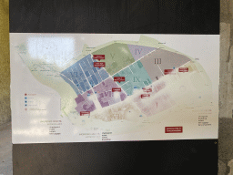 Map of the Pompeii Archeological Site at the Palestra Grande building