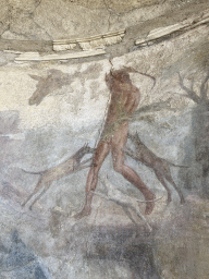 Wall painting at the House of Menander at the Pompeii Archeological Site