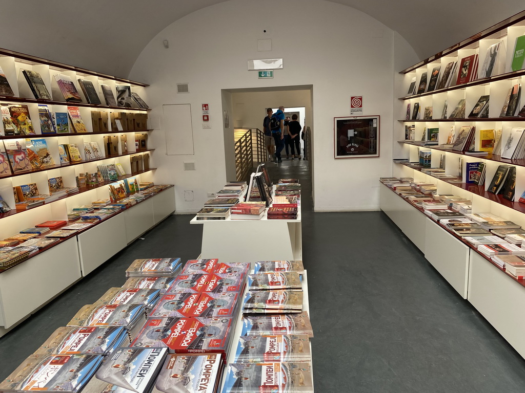 Interior of the shop at the upper floor of the Antiquarium at the Pompeii Archeological Site