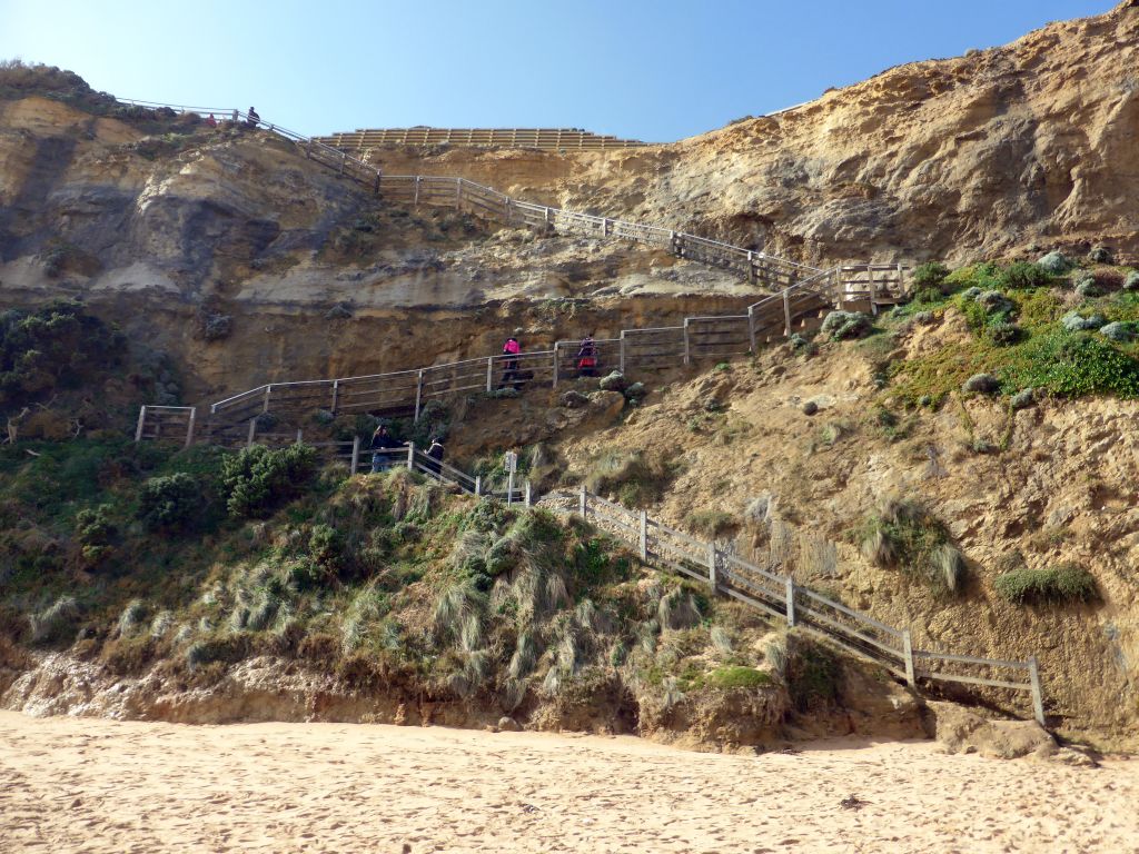 The Gibson Steps, viewed from the beach below