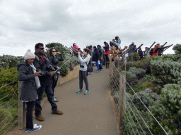 Tourists at the most southern part of the Twelve Apostles viewing point
