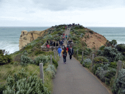 Tourists at the most southern part of the Twelve Apostles viewing point