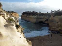 The Loch Ard Gorge, viewed from the staircase leading down from the viewing point