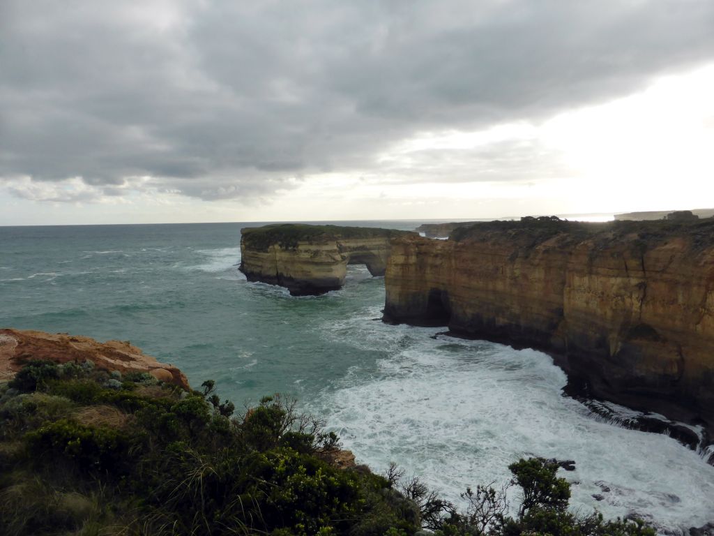 Muttonbird Island, viewed from the viewing point at the south side of the Loch Ard Gorge
