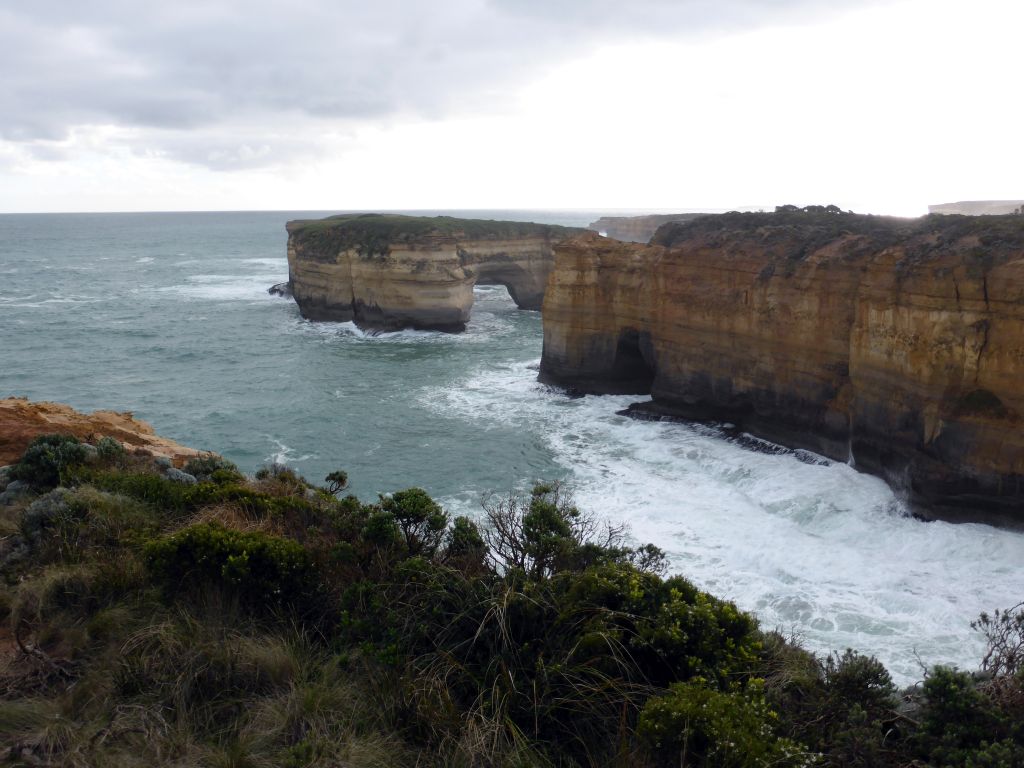 Muttonbird Island, viewed from the viewing point at the south side of the Loch Ard Gorge