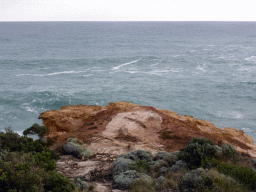 Cliff at the viewing point at the south side of the Loch Ard Gorge