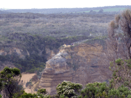 The viewing point on top of the staircase to the Loch Ard Gorge, viewed from the viewing point at the southeast side