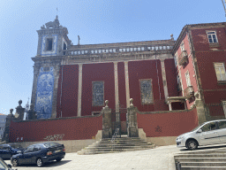 Southeast side of the Igreja de Santo Ildefonso church at from the Rua de Santo Ildefonso street