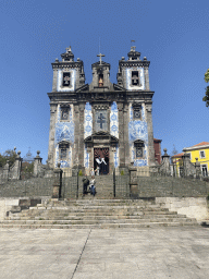 Front of the Igreja de Santo Ildefonso church at the Praça da Batalha square