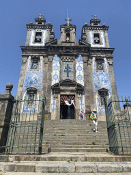 Front of the Igreja de Santo Ildefonso church at the Praça da Batalha square