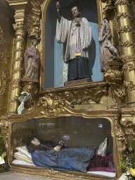 Statues of Saint Francisco Xavier and Nossa Senhora da Boa Morte at the Igreja de Santo Ildefonso church