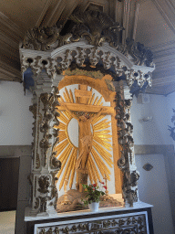 Crucifix at the museum of the Igreja de Santo Ildefonso church