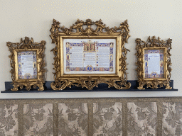 Religious texts at the museum of the Igreja de Santo Ildefonso church