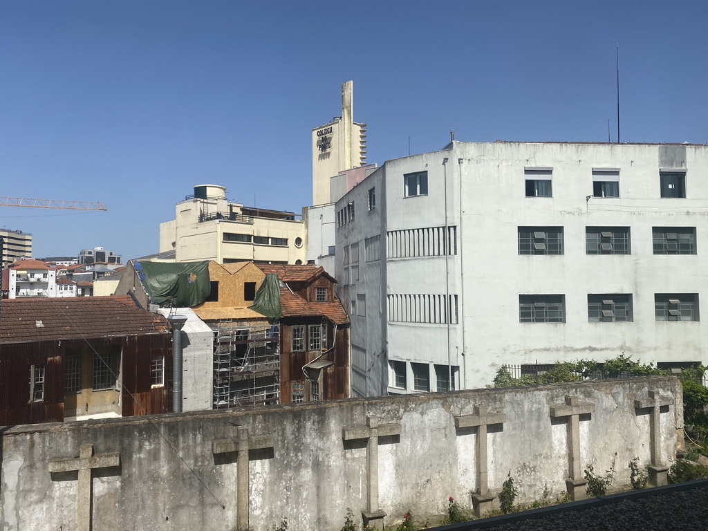 The Coliseu do Porto theatre and surroundings, viewed from the museum of the Igreja de Santo Ildefonso church