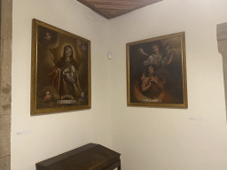 Paintings at the museum of the Igreja de Santo Ildefonso church