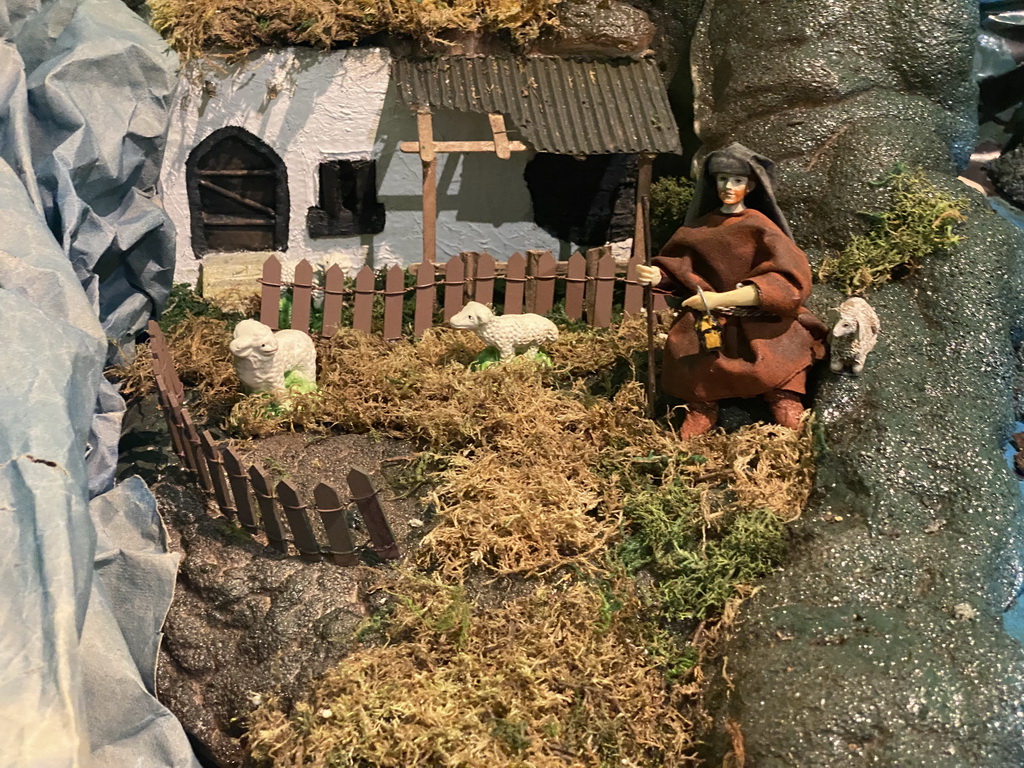 Detail of the Nativity at the left aisle of the Igreja de Santo Ildefonso church