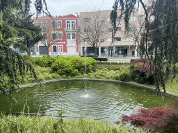 Fountain at the Jardim Marques de Oliveira park