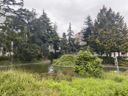 Fountains at the Jardim Marques de Oliveira park