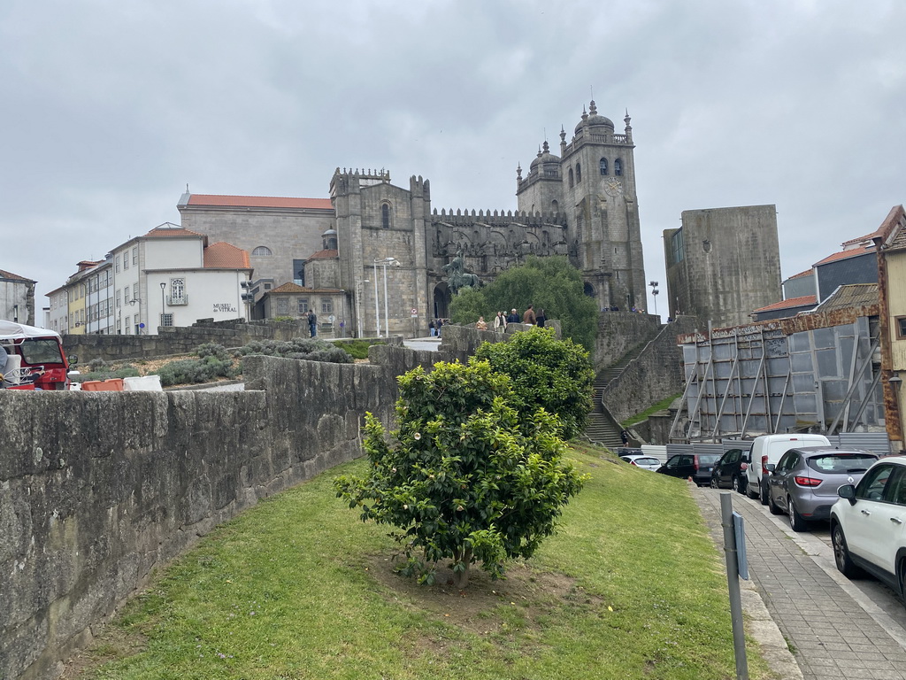 North side of the Porto Cathedral, viewed from the Rua Tareija Vaz de Altaro street