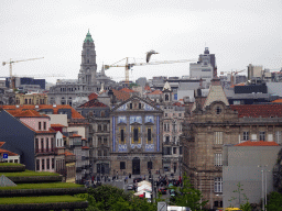 The Igreja de Santo António dos Congregados church and the Câmara Municipal do Porto town hall, viewed from the north side of the Terreiro da Sé square