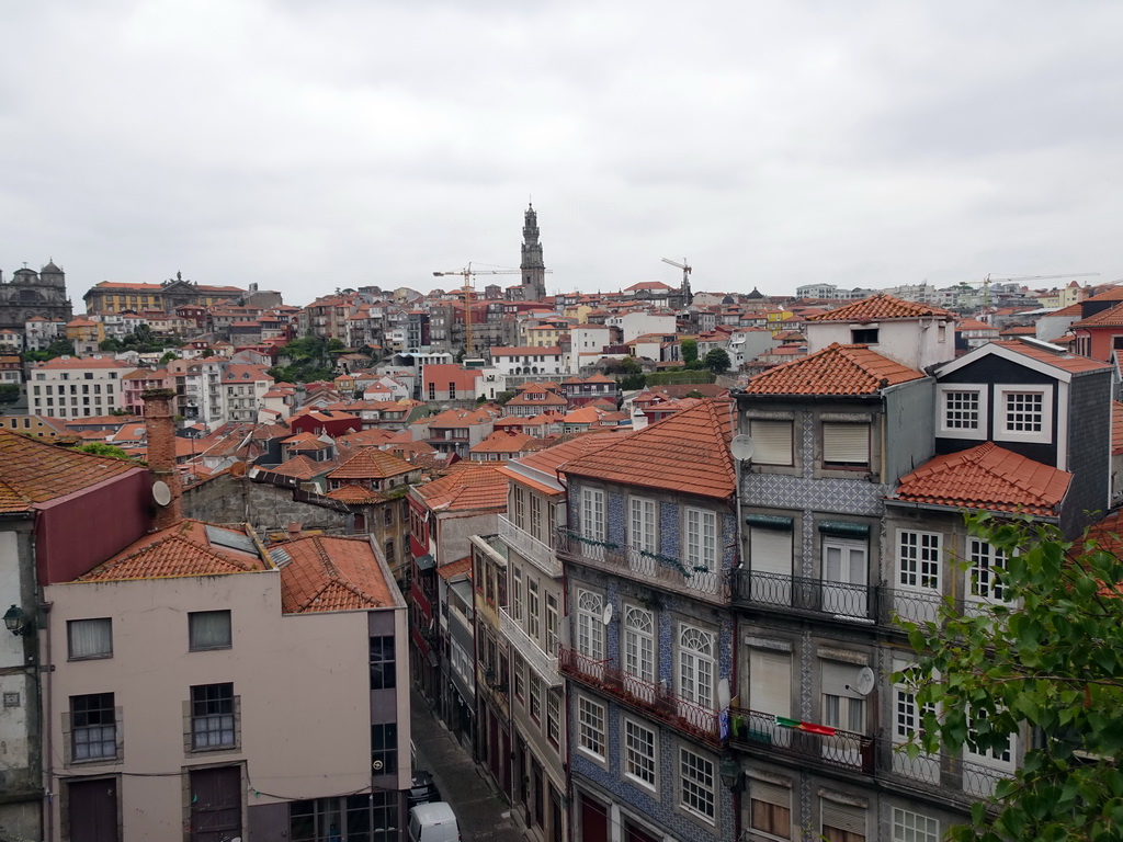 The Igreja de São Bento da Vitória church, the Portuguese Centre of Photography and the Torre dos Clérigos tower, viewed from the north side of the Terreiro da Sé square