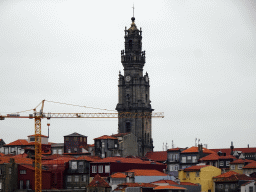The Torre dos Clérigos tower, viewed from the north side of the Terreiro da Sé square