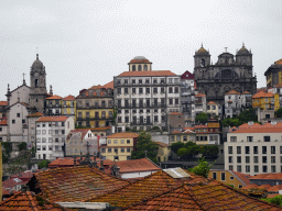 The Igreja de Nossa Senhora da Vitória church and the Igreja de São Bento da Vitória church, viewed from the north side of the Terreiro da Sé square