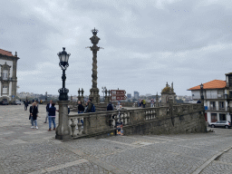 The Terreiro da Sé square with the Pelourinho do Porto pillar and the Calçada Dom Pedro Pitões street