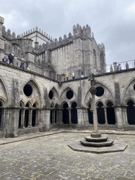 Inner square of the Porto Cathedral, viewed from the Cloister
